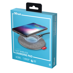 CARICABATTERIA WIRELESS FAST CHARGER 10W TRUST FYBER10 22974