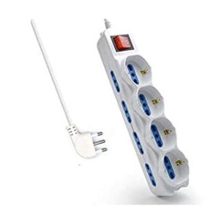 MULTIPRESA 12 PRESE ITA/SCHUKO EWENT EW3929 BIANCA