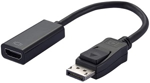 CAVO ADATTATORE DISPLAYPORT A HDMI EWENT EW-140511-001-N-P