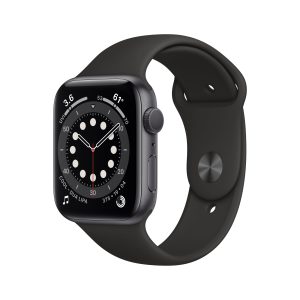 SMARTWATCH APPLE WATCH SERIES 6 44MM GPS ALLUMINIO SPACE GRAY CON CINTURINO SPORT NERO M00H3TY/A IT