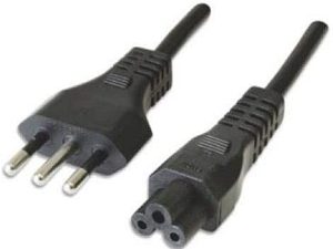 CAVO ALIMENTAZIONE SPINA ITALIANA A TOPO M/F 1.8MT EWENT EW-190104-020-N-P