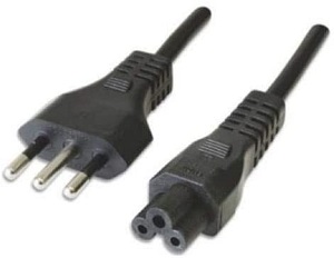 CAVO ALIMENTAZIONE SPINA ITALIANA A TOPO M/F 1.8MT EWENT EW-190104-020-N-P