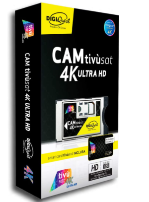 MODULO FASTCAM 4K UHD TIVUSAT + SMARTCARD TIV?SAT NERA DIGIQUEST BUNDLETVSAT4K