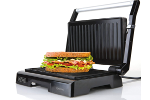 Bistecchiera Elettrica Basculante 1000w Black&Decker Bxgr1000e