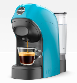 Macchina Da Caffe' A Modo Mio Lavazza Tiny Lm800 Ciano