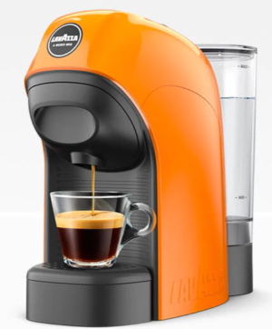 Macchina Da Caffe' A Modo Mio Lavazza Tiny Lm800 Arancio