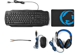 KIT GAMING 4 IN 1 NEDIS GCK41100BKND