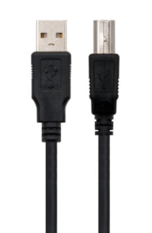 CAVO USB A/B 1,8MT EWENT EW-100103-020-N-P NERO