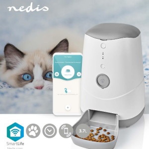 DISPENSER SMART NEDIS PER ALIMENTAZIONE ANIMALI DOMESTICI WIFIPET10CWT