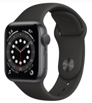 SMARTWATCH APPLE WATCH SE 40MM GPS SPACE GRAY ALUMINIUM CASE WITH BLACK SPORT MYDP2WB/A