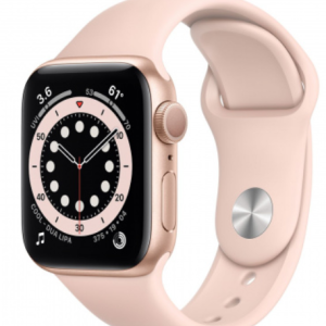 SMARTWATCH APPLE WATCH SERIES 6 40MM GPS GOLD ALUMINIUM CASE WITH PINK SAND SPORT MG123WB/A