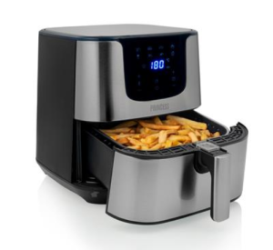 Friggitrice Ad Aria Calda 5.5 Lt Princess Xxl Deluxe 1700w 182060 Acciaio Nero/Silver