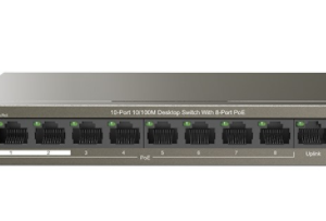 HUB SWITCH 10 PORTE POE TENDA TEF1110P-63W