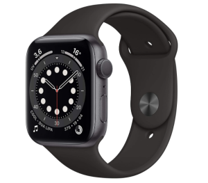 SMARTWATCH APPLE WATCH SERIES 6 40MM GPS ALLUMINIO SPACE GRAY CON CINTURINO SPORT NERO MG133WB/A