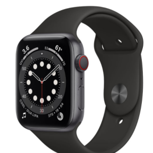 SMARTWATCH APPLE WATCH SERIES 6 44MM GPS+4G ACCIAIO GRAFITE CON CINTURINO SPORT NERO M09H3WB/A