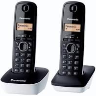 CORDLESS PANASONIC KX-TG1612JTW DUO BLACK/WHITE