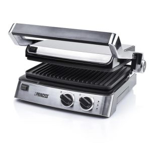 TOSTIERA ELETTRICA PRINCESS 117300 PANINI GRILL SILVER