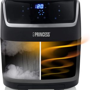 FRIGGITRICE AD ARIA CALDA E VAPORE 6,5 LT PRINCESS 1700W 182080 NERO