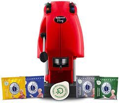 MACCHINA DA CAFFE' DIDIESSE FROG MAGICA EMOZIONE PACK CON 30 CIALDE ROSSO ELETTRICO