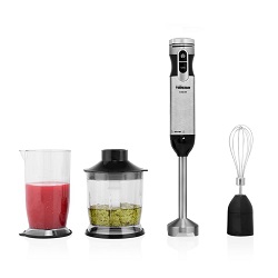 SET MIXER E TRITATUTTO CON 2 LAME TRISTAR MX-4829 SILVER