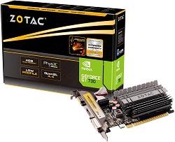 VGA PCI-E 2048MB ZOTAC GEFORCE GT730 ZONE EDITION - ZT-71115-20L