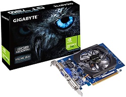 VGA PCI-E GIGABYTE 2048MB GEFORCE GT 730 GV-N730D3-2GI