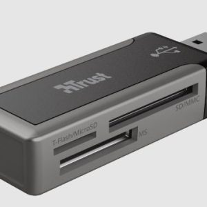 LETTORE CARD USB TRUST 15298 MINI CARD READER GRIGIO