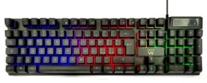 Ewent Tastiera Gaming Layout QWERTY Italiana 105 Tasti