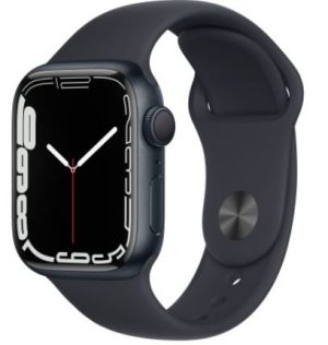 Smartwatch Apple Watch Series 7 41mm Gps Alluminio Mezzanotte Con Cinturino Sport Mezzanotte Mkmx3ty/A