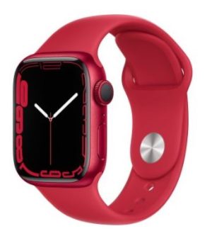 SMARTWATCH APPLE WATCH SERIES 7 41MM GPS ALLUMINIO (PRODUCT) ROSSO CON CINTURINO SPORT (PRODUCT) ROSSO MKN23TY/A