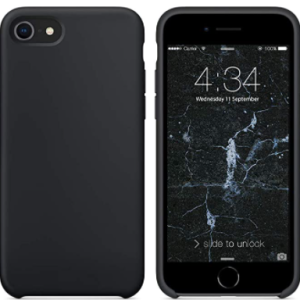 COVER OEM IPHONE 7/8/SE IN SILICONE BLACK