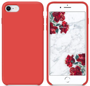 COVER OEM IPHONE 7/8/SE IN SILICONE RED