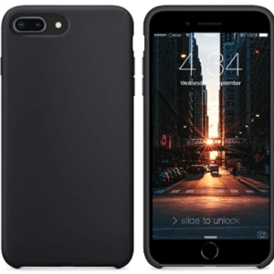 COVER OEM IPHONE 8 PLUS IN SILICONE BLACK