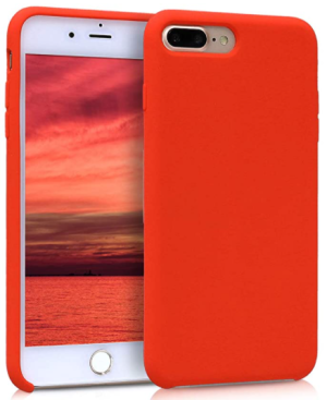 COVER OEM IPHONE 8 PLUS IN SILICONE RED