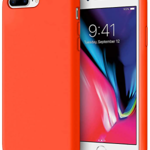 COVER OEM IPHONE 8 PLUS IN SILICONE ORANGE