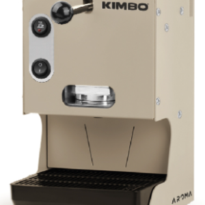 Macchina Da Caffe' Kimbo Metal Pack Con 45 Cialde Avorio