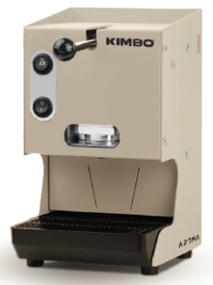 Macchina Da Caffe' Kimbo Metal Pack Con 45 Cialde Avorio