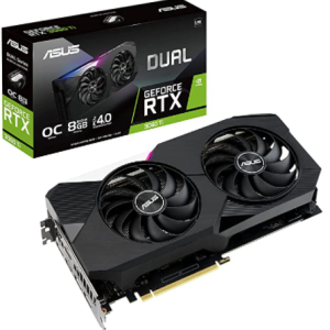 VGA PCI-E 4.0 ASUS GEFORCE 8GB RTX 3060TI 8GDDR6 90YV0G1J-M0NA00