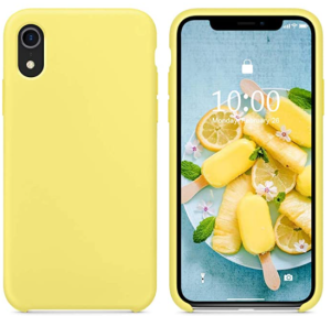 COVER OEM IPHONE XR IN SILICONE YELLOW