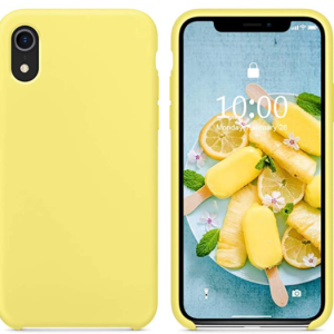 COVER OEM IPHONE XR IN SILICONE YELLOW