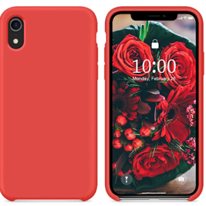 COVER OEM IPHONE XR IN SILICONE RED