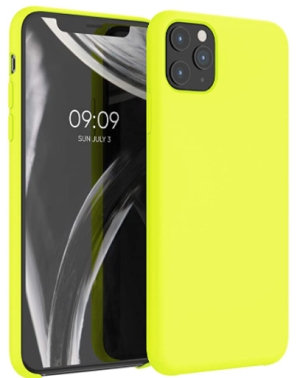COVER OEM IPHONE 11 PRO MAX IN SILICONE YELLOW