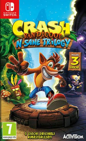 GIOCO NINTENDO SWITCH CRASH BANDICOOT INSANE TRILOGY UK