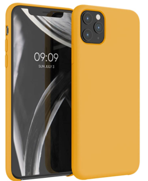 COVER OEM IPHONE 11 PRO MAX IN SILICONE ORANGE