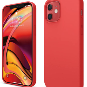 COVER OEM IPHONE 12 IN SILICONE RED