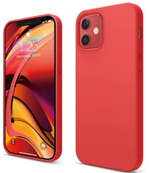 COVER OEM IPHONE 12 IN SILICONE RED