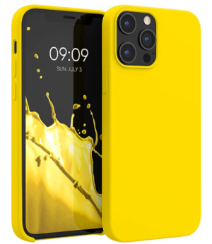COVER OEM IPHONE 12 PRO IN SILICONE YELLOW