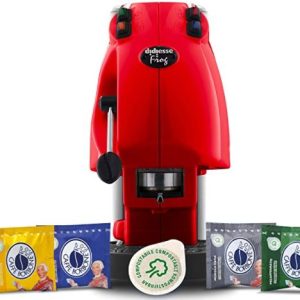 MACCHINA DA CAFFE' DIDIESSE FROG MAGICA EMOZIONE PACK CON 30 CIALDE ROSSO PIENO