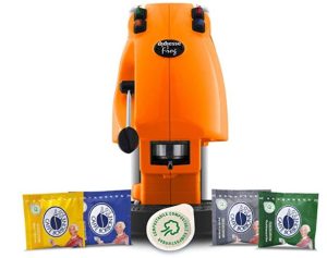 MACCHINA DA CAFFE' DIDIESSE FROG MAGICA EMOZIONE PACK CON 30 CIALDE ARANCIO