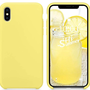 COVER OEM IPHONE X/XS MAX IN SILICONE YELLOW